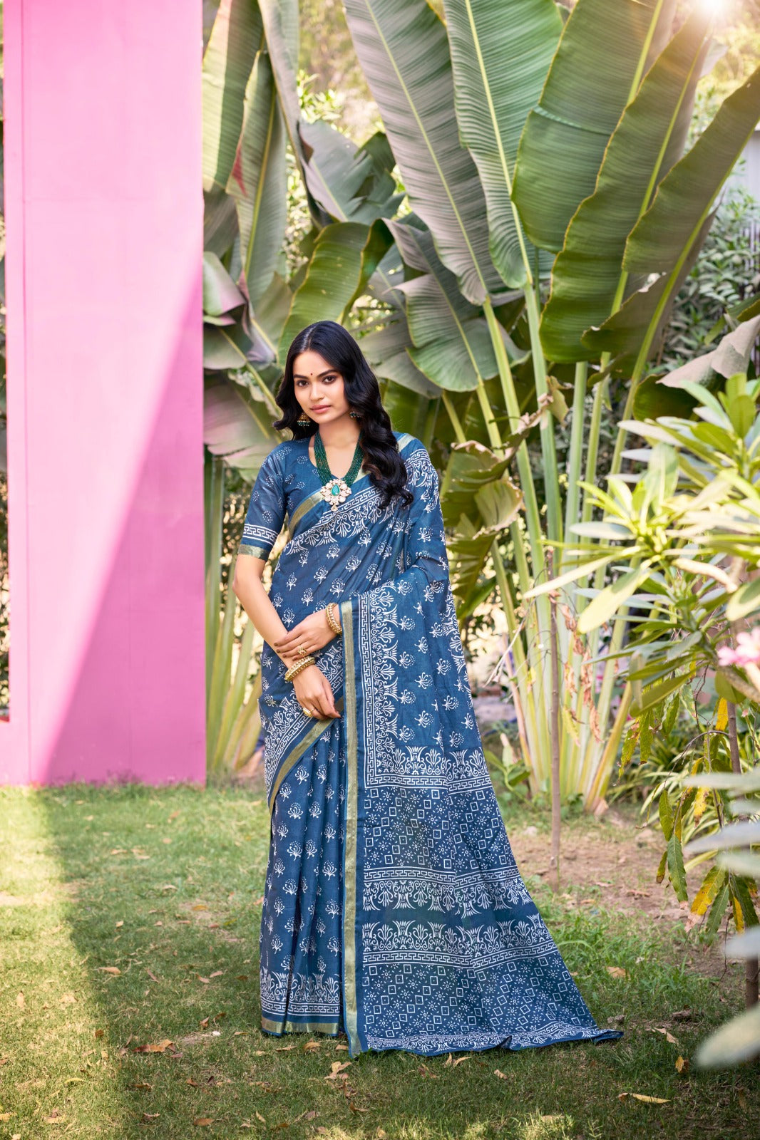 Mulmul Silk Pure Cotton Saree