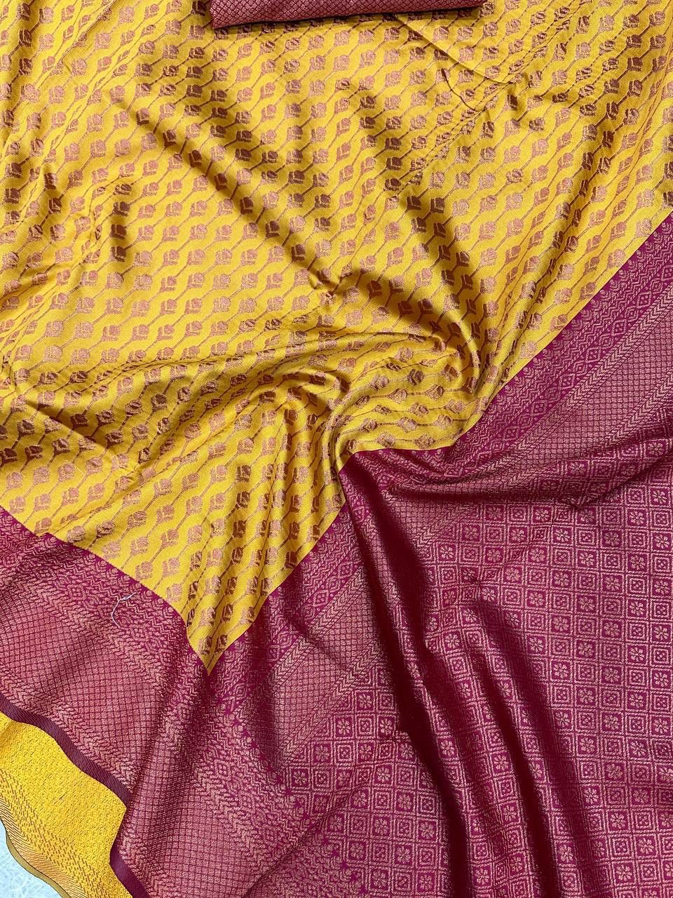 Presenting Enchanting Yet Breathable Organic Banarasi Sarees For Intimate And Big Fat Indian Weddings, That Are Light On Your Skin And Uplift Your Wedding Shenanigans