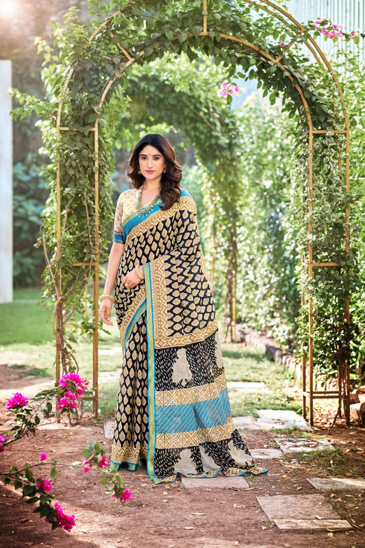 📜 Mulmul Silk Pure Cotton Saree 📜