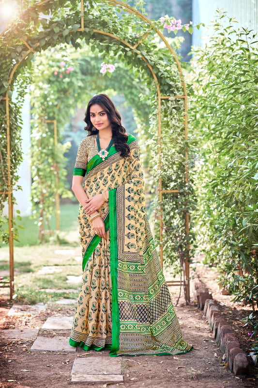 📜 Mulmul Silk Pure Cotton Saree 📜