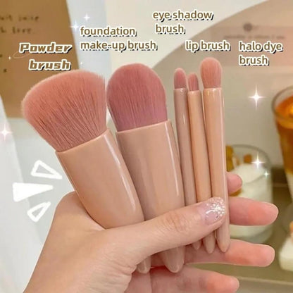 Makeup Brush Set With Mirror Case - Haxberry