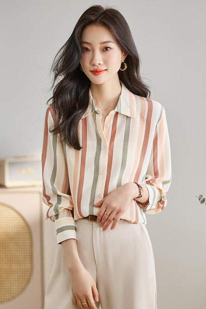 Women Regular Fit Printed Button Casual Shirt - Haxberry