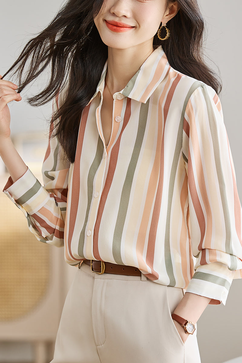 Women Regular Fit Printed Button Casual Shirt - Haxberry