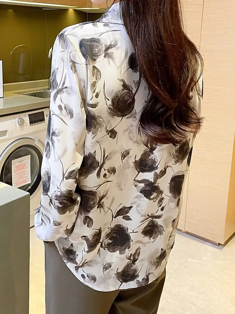 Women Regular Fit Printed Button Casual Shirt - Haxberry